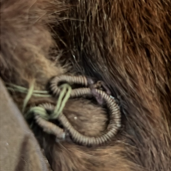 Dunlap Clothes Shop Cincinnati Vintage Mahogany Mink Fur Stole Medium Large - Picture 12 of 14